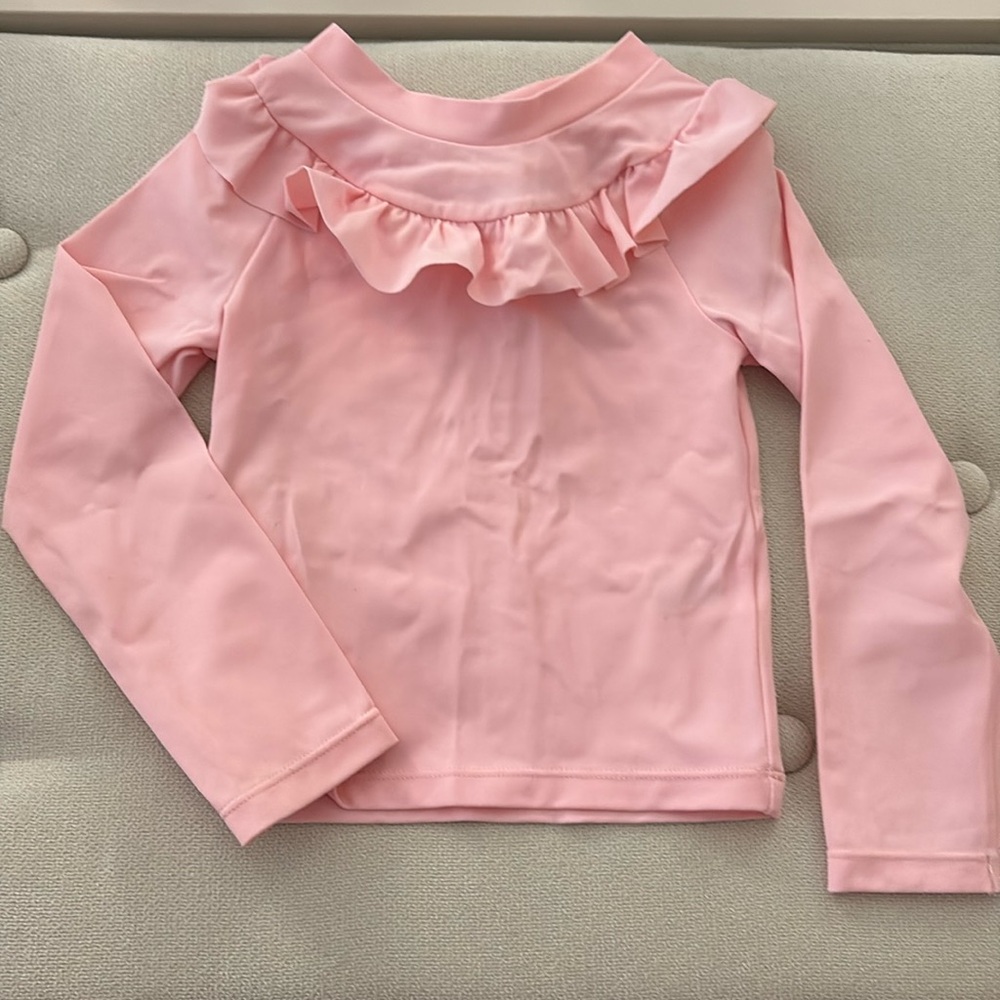Janie and Jack - LIKE NEW Pink rash guard top size 2T